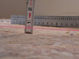 How to Level a Plywood or OSB Subfloor Using Asphalt Shingles ...