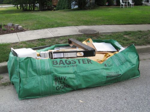 Dumpster In A Bag Removal Service - Bagster Removal