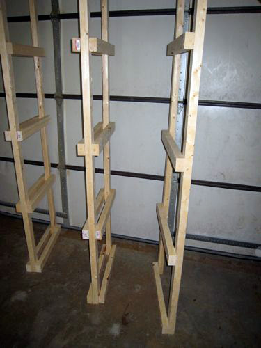 basement shelving system