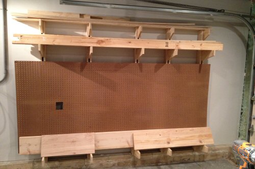 How to Build a Wall-Mounted Lumber Storage Rack