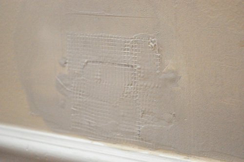 Patching A Plaster Wall Large Hole Punch