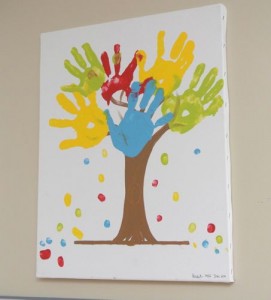 Fingerprint Tree Canvas