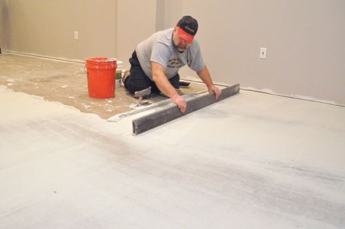 How To Level A Subfloor Before Laying Tile One Project Closer