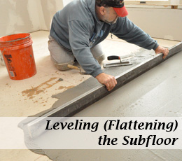 Spot level subfloor to repair laminate flooring : r/howto