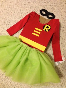 DIY Batgirl and Robin Girl Costumes!