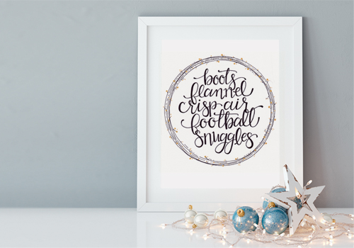 Free Winter Printable: A Few of My Favorite Things