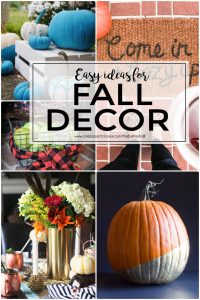 Easy Decor Ideas for Fall!
