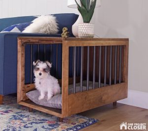 How To Build A Dog Crate That Doubles As An End-Table (Picture Tutorial)