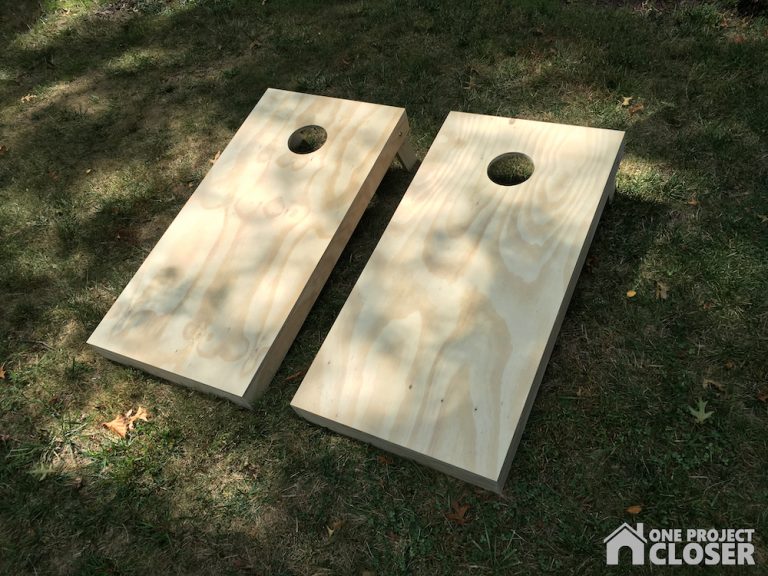 How to Build a Regulation Cornhole Set